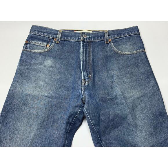 Levi's 517 Men's Bootcut Blue Denim Jeans - Size 36x29.5 - Picture 3 of 7